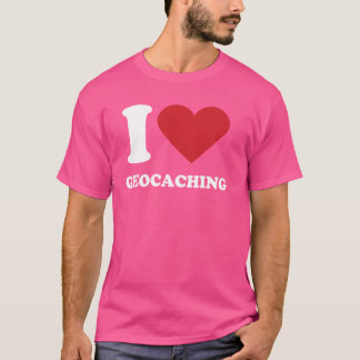 Camiseta Me encanta GEOCACHING I Heart GEOCACHING