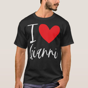 Camiseta Me encanta Gianni Nombre Hombre Personalizado BFF