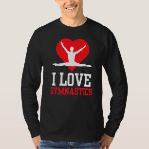 Camiseta Me Encanta Gimnasia Deportiva Gimnastas