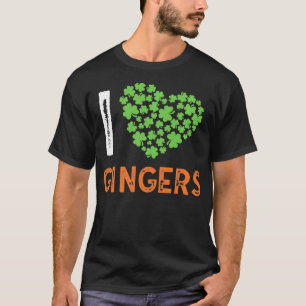 Camiseta Me encanta Ginger Funny Me encanta la idea de rega