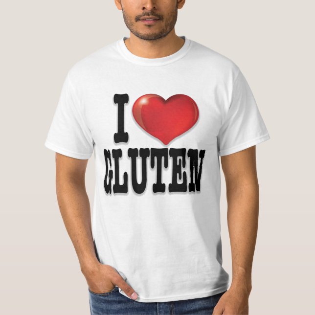 Camiseta ME ENCANTA GLUTEN (Versión ligera) (Anverso)