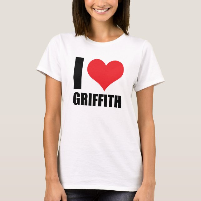 Camiseta Me encanta Griffith (Anverso)