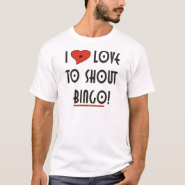 Camiseta Me encanta gritar BINGO