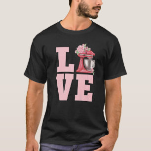 Camiseta Me Encanta Hacer Cocina Cubierta Pasta Chef Acuare