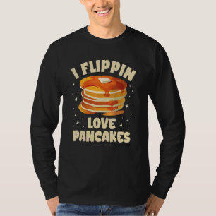 Camiseta Me encanta hacer crepes de máquina de panqueques