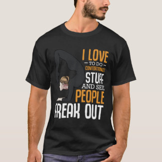 Camiseta Me Encanta Hacer Gimnas De Acrobacias De Cosas Con