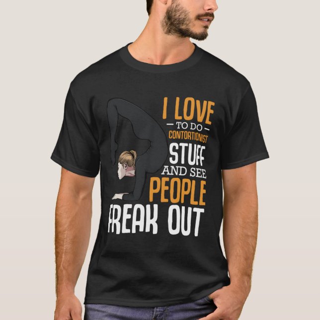 Camiseta Me Encanta Hacer Gimnas De Acrobacias De Cosas Con (Anverso)