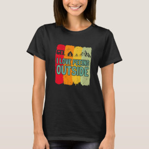 Camiseta Me Encanta Hacer Paseos Al Aire Libre En Camping R