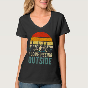 Camiseta Me Encanta Hacer Paseos Al Aire Libre En Camping R