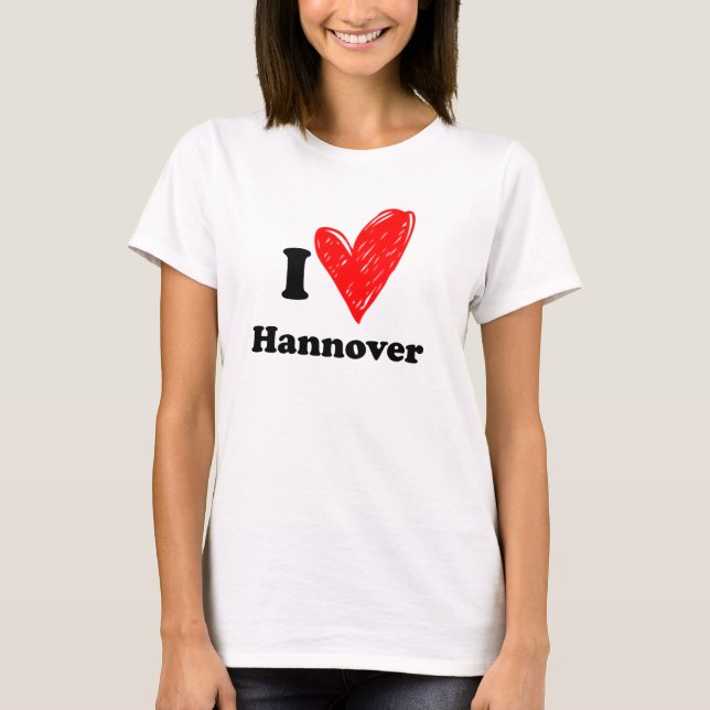 Camiseta Me encanta Hannover (Anverso)