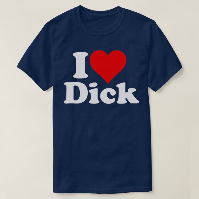 CAMISETA ME ENCANTA HEAR DICK RICHARD (Diseño del anverso)