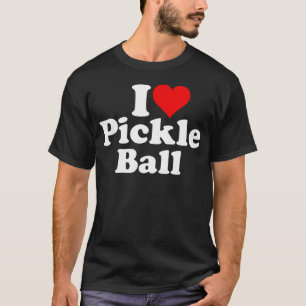 Camiseta Me encanta Heart Pickle Ball