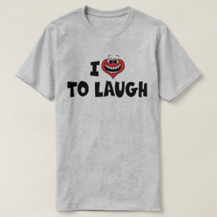 Camiseta Me encanta Heart To Laugh - Amante de la comedia e