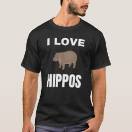 Camiseta Me encanta Hippos