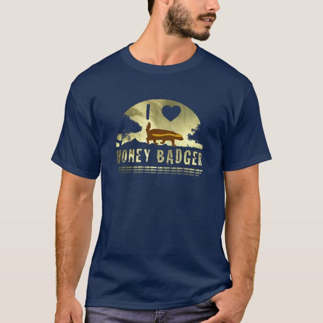 Camiseta Me encanta Honey Badger (Anverso)