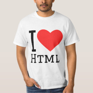 Camiseta Me encanta html