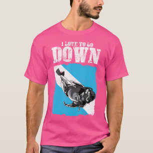 Camiseta Me Encanta Ir A Submarinismo Gracioso Scuba Para B