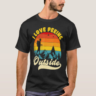 Camiseta Me Encanta Ir De Paseos Fuera Del Camping Vintage 