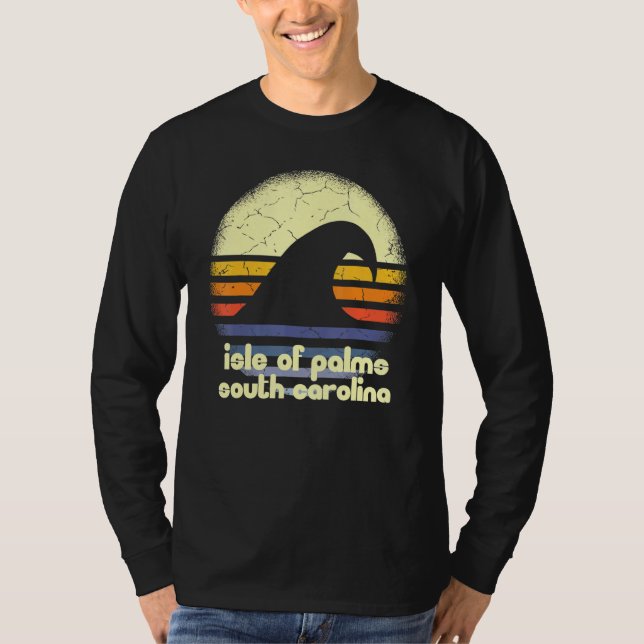 Camiseta Me Encanta Isle Of Palms Iop Beach South Carolina  (Anverso)