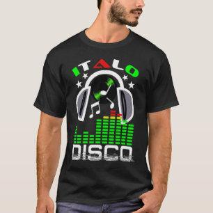 Camiseta Me encanta Italo Disco Negro