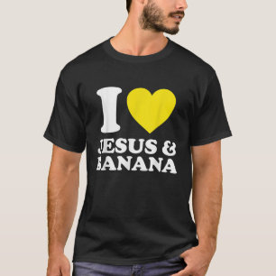 Camiseta Me Encanta Jesús Banana Funny Frua Escuadrón Banan
