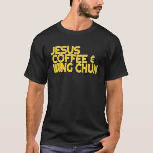 Camiseta Me Encanta Jesús Café Wing Chun MMA mixto Master T