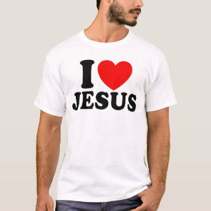 Camiseta Me Encanta Jesús Iglesia de la Fe Cristiana Biblia