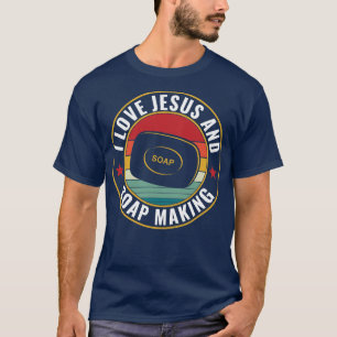 Camiseta Me encanta Jesús y el creador de jabón