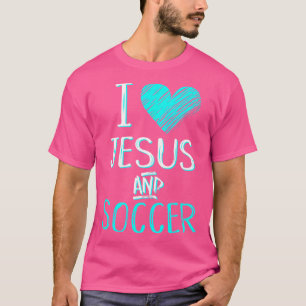 Camiseta Me Encanta Jesús Y El Futbal Cristiano Goalie Gi