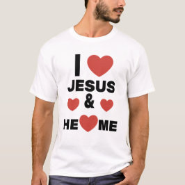 CAMISETA ME ENCANTA JESÚS Y ME AMA.