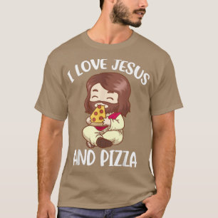 Camiseta Me Encanta Jesús Y Pizza 891143