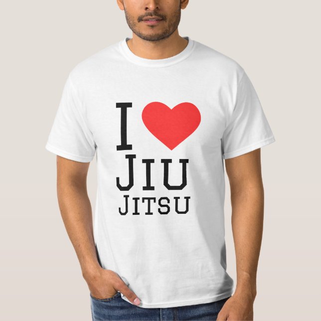 Camiseta Me encanta Jiu jitsu (Anverso)