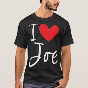 Camiseta Me Encanta Joe Nombre Hombre Personalizado BFF Ami