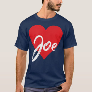 Camiseta Me Encanta Joe Nombre Tshirt I Heart Named