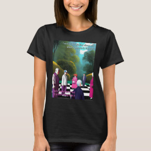Camiseta Me encanta jugar ajedrez con personas mayores