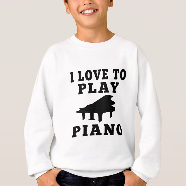 Camiseta Me Encanta Jugar Piano (Anverso)