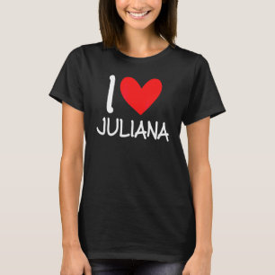 Camiseta Me Encanta Juliana Nombre Chica Personalizada Muje