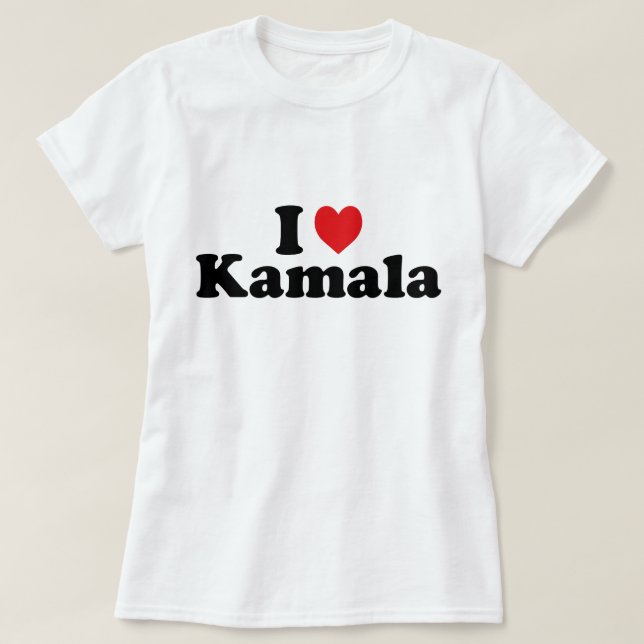Camiseta ME ENCANTA KAMALA HARRIS Me encanta la graciosa ka (Diseño del anverso)