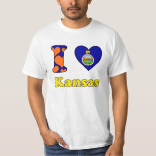 Camiseta Me encanta Kansas