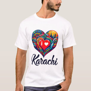 Camiseta Me encanta Karachi