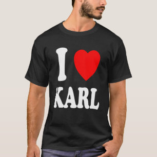 Camiseta Me Encanta Karl Cute Pareja Esposa