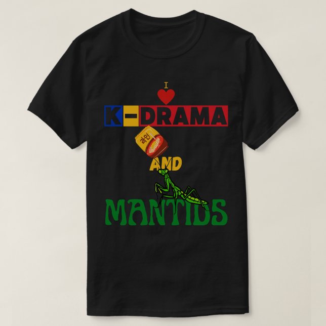 Camiseta Me Encanta KDrama Y Mds (Diseño del anverso)