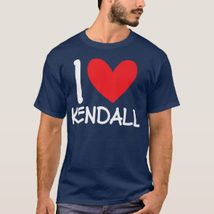 Camiseta Me encanta Kendall Nombre Chica Personalizada Muje