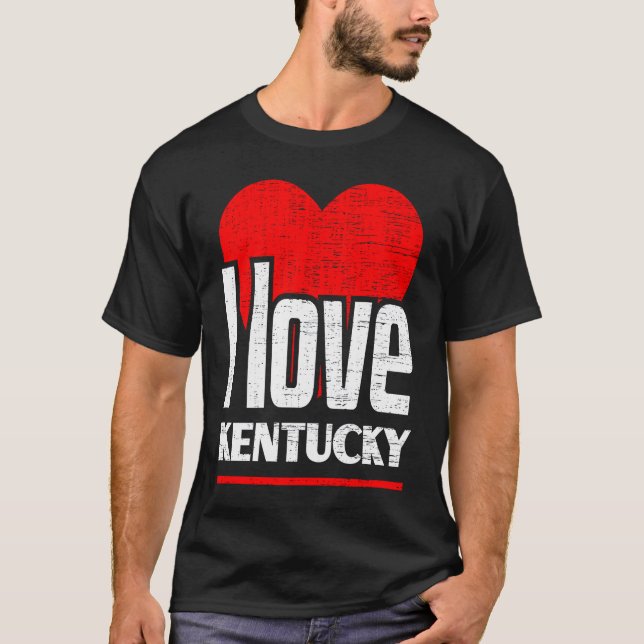 Camiseta Me encanta Kentucky el mejor estado en casa del co (Anverso)