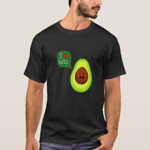 Camiseta Me encanta Keto Aguacate Cita Keto y las dietas ve