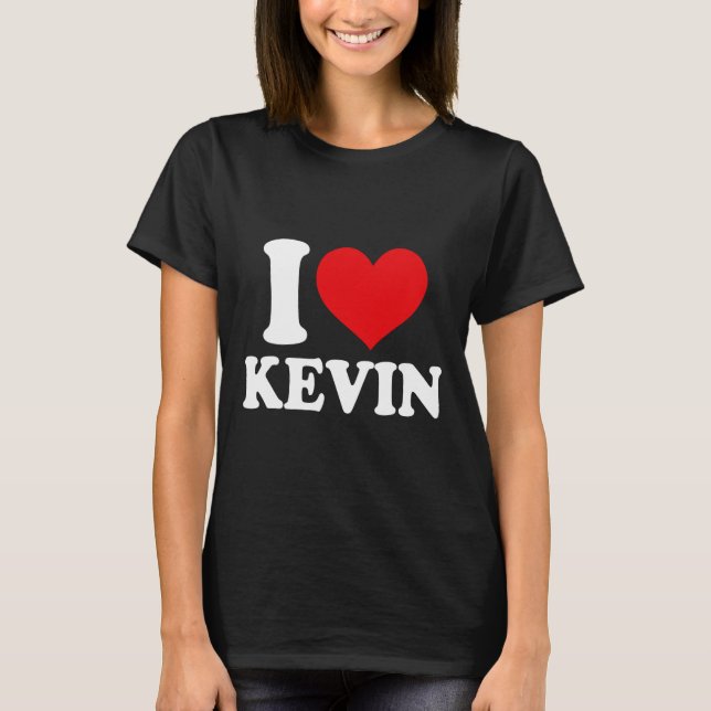 Camiseta Me encanta Kevin Heart Name (Anverso)