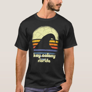 Camiseta Me encanta Key Colony Beach Florida Ocean Wave Fl