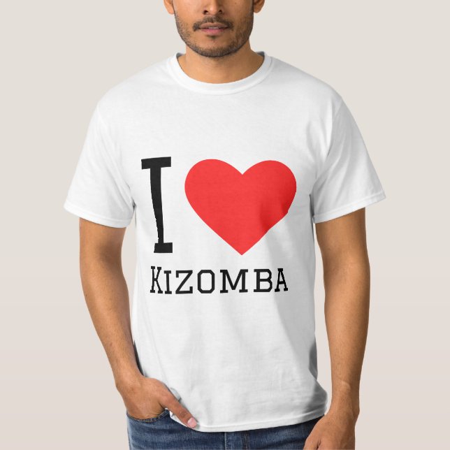 Camiseta Me encanta kizomba (Anverso)