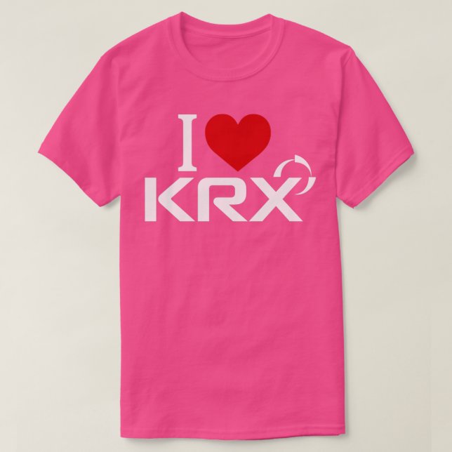 Camiseta Me encanta KRX (Diseño del anverso)