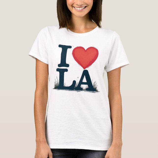 Camiseta Me encanta LA (Anverso)